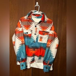 Aztec Print Jacket